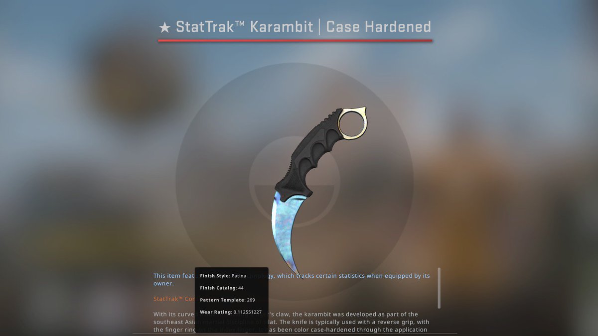 Who owns the Blue Gem karambit? - xiledsyndicate